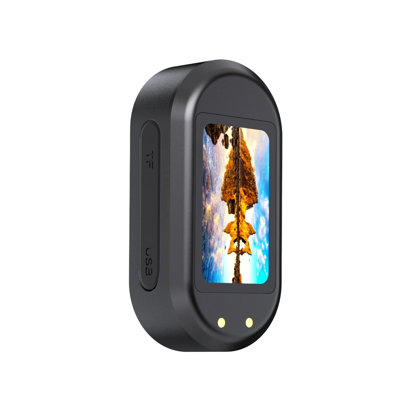 1080P Mini Sports Camera Tiny Action Camera with 1.47 Inch IPS Screen 130° Wide Angle Lens with Battery Charging Case 32GB TF Ca