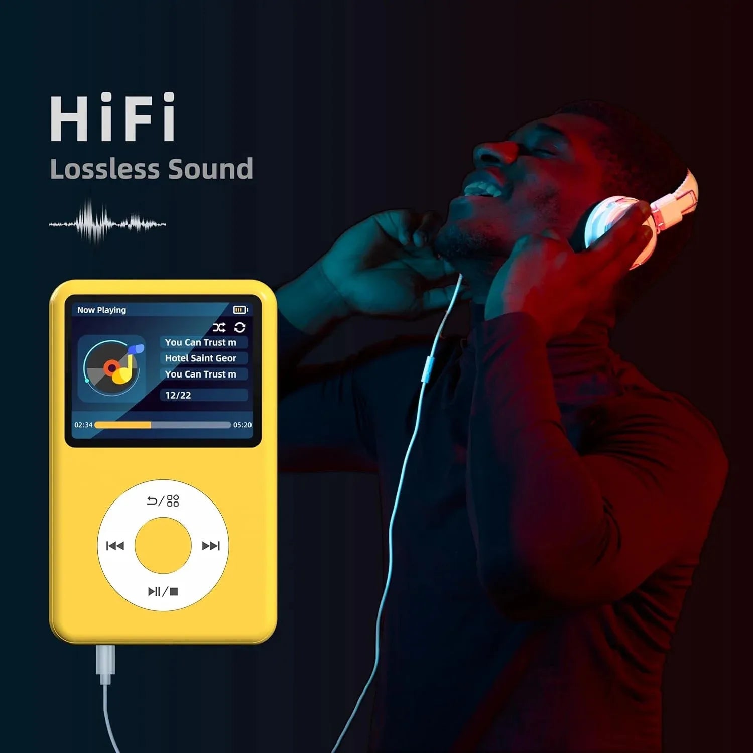 128GB reproductor mp3 player with radio, video, bluetooth speakers, ipod classic walkman,  dap hifi music player