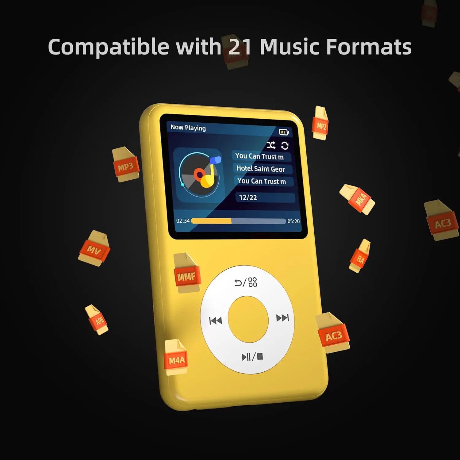128GB reproductor mp3 player with radio, video, bluetooth speakers, ipod classic walkman,  dap hifi music player