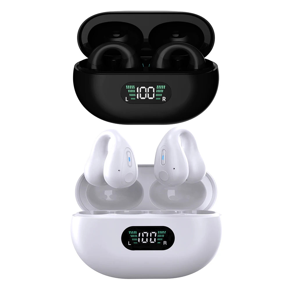 144 Languages Translation Earphones Ear Clip AI Translator Earbuds Intelligent Translate Earbuds for Travel Business Learning