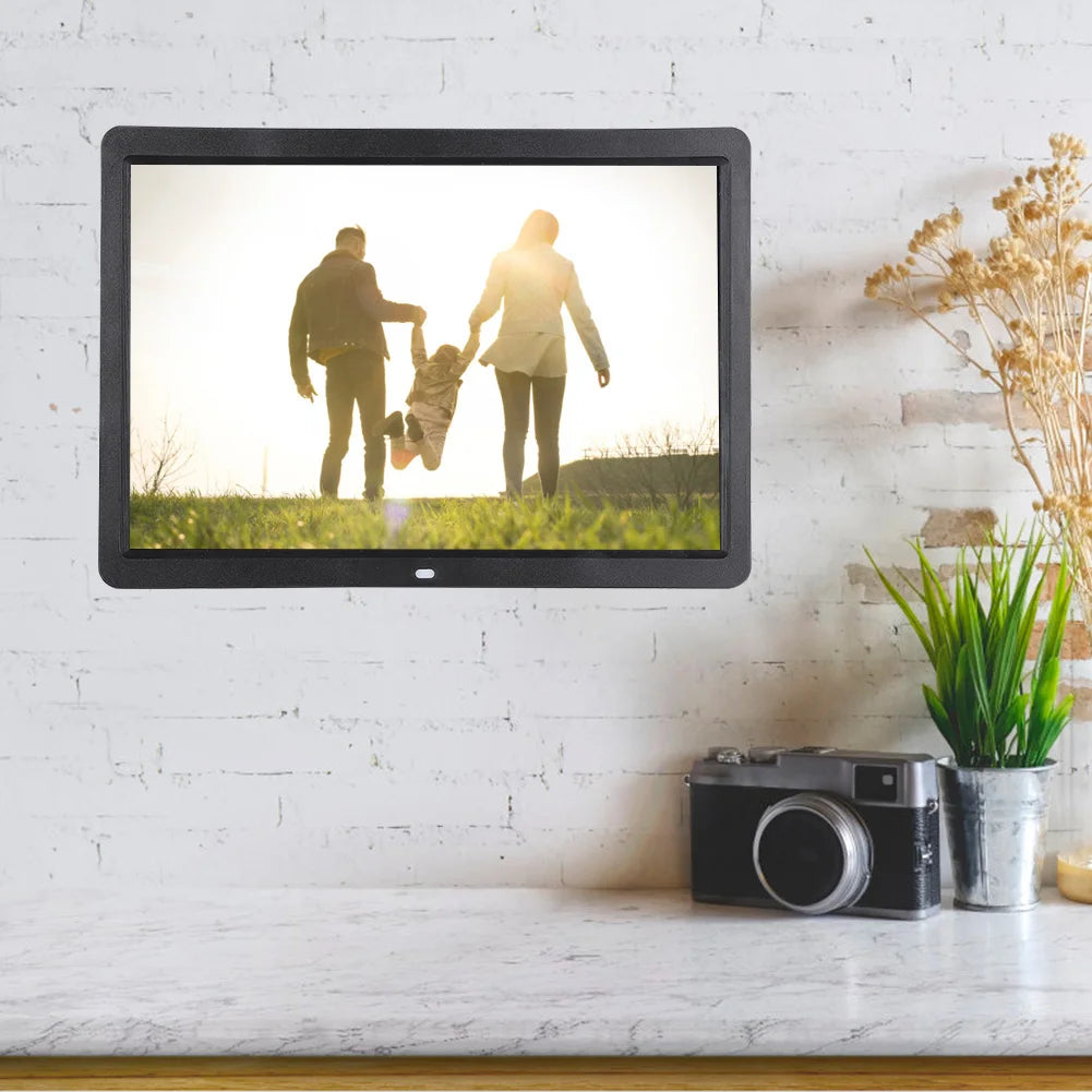 15.4 in Digital Photo Frame Multifunction 1280*800 Digital Photo Frame Music Movie Player with Remote Controller