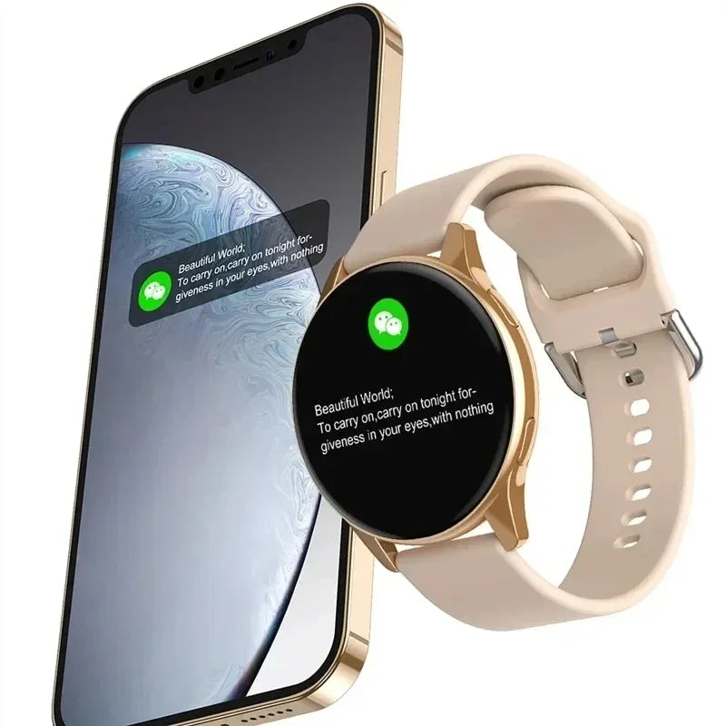 2025 New Women Bluetooth Call Smart Watch Heart Rate Blood Pressure Monitoring Smartwatches IP67 Waterproof Men Smartwatch+Box