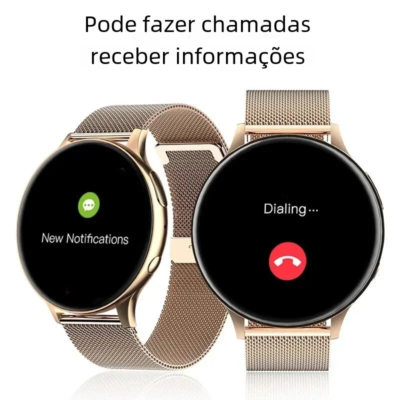 2025 New Women Bluetooth Call Smart Watch Heart Rate Blood Pressure Monitoring Smartwatches IP67 Waterproof Men Smartwatch+Box