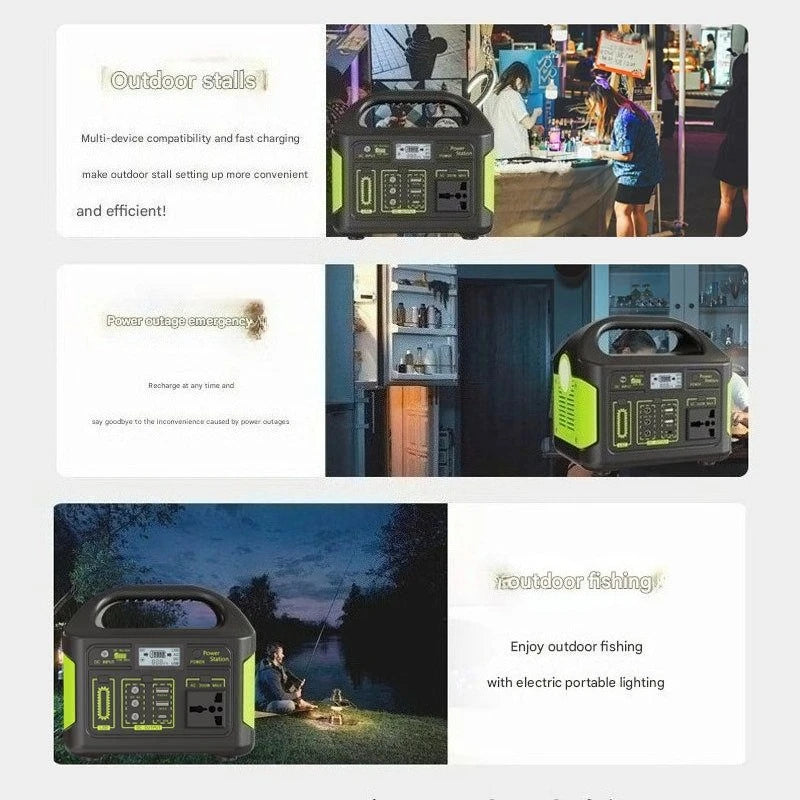 300w outdoor energy storage power supply 204.8wh/256whmovable power supply 220v 110v emergency camping style self-driving