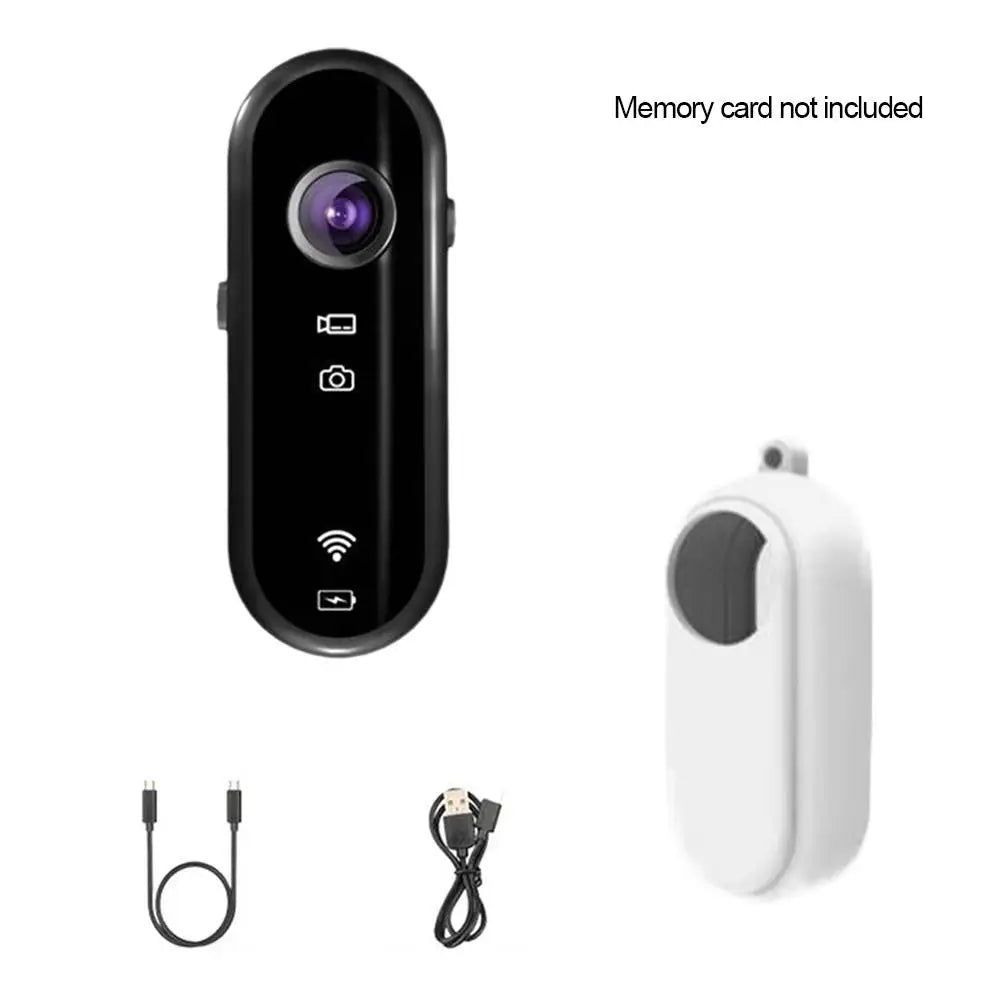 4K Mini Body Camera Portable Wearable Action Camera Hands-Free Waterproof Recording Camcorder For Cycling Motorcycle Vlogging