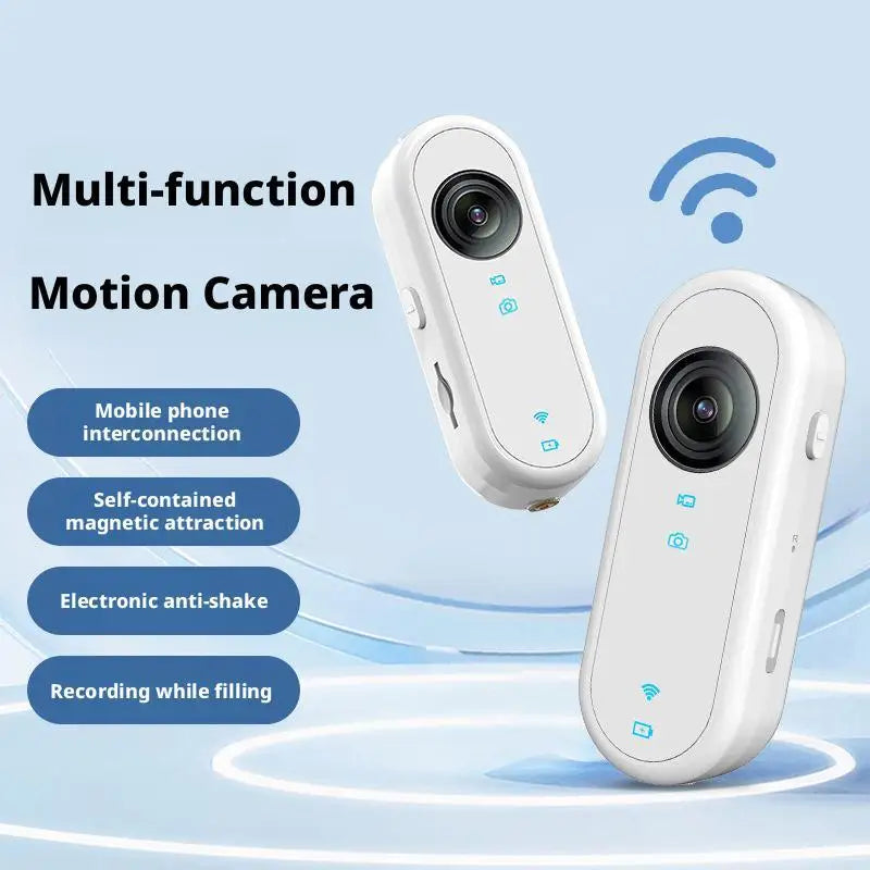 4K Mini Body Camera Portable Wearable Action Camera Hands-Free Waterproof Recording Camcorder For Cycling Motorcycle Vlogging