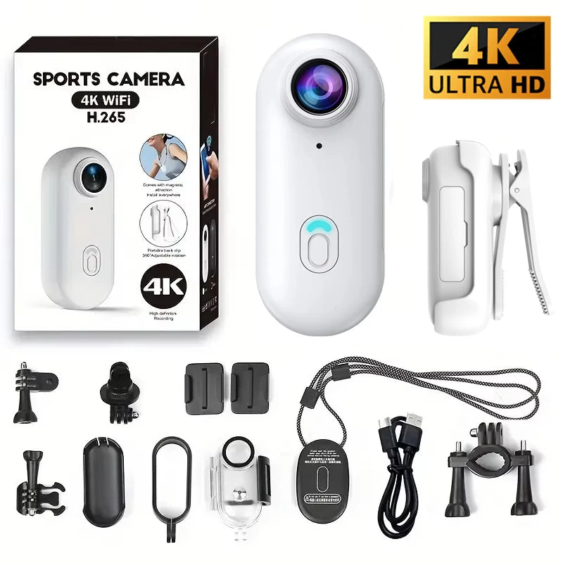 4K Outdoor Sports Camera In Helmet Motorcycle Bike Sport Mini Filming Bicycle Action 4K Professional Body Cam And Video Cameras