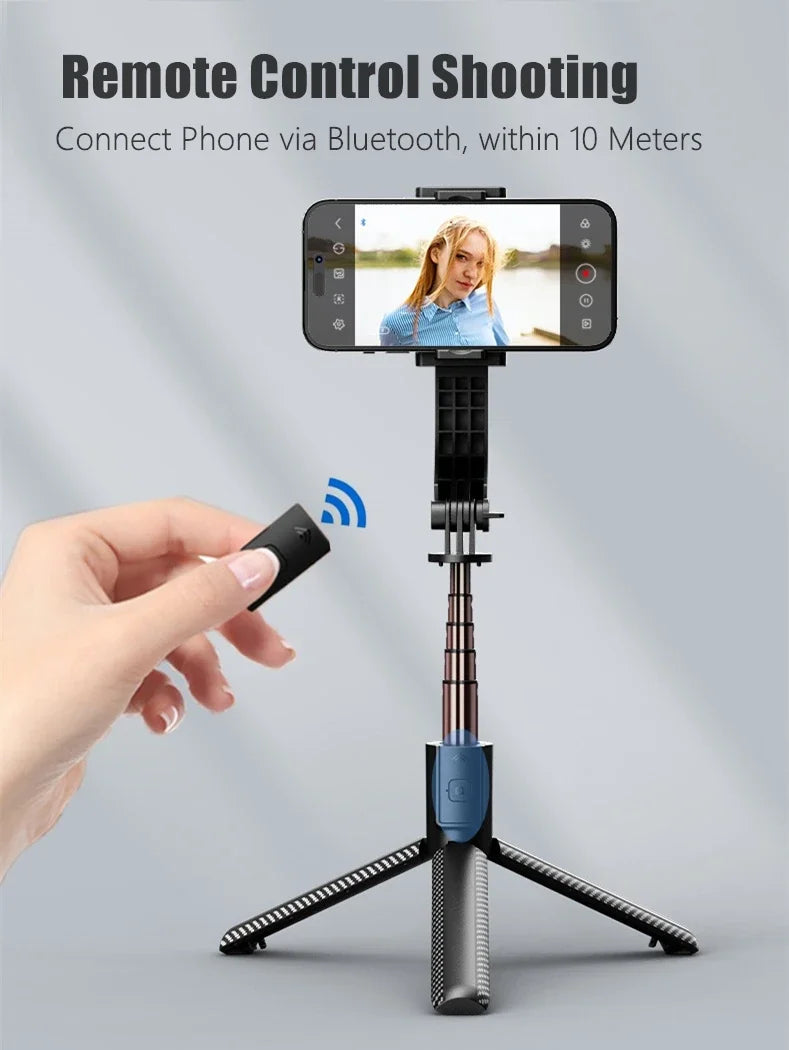 Cellphone Gimbal Stabilizer for Smartphone Mobile 1-Axis Anti Shake Selfie Stick Handheld Video Tripod Phone Holder for iPhone