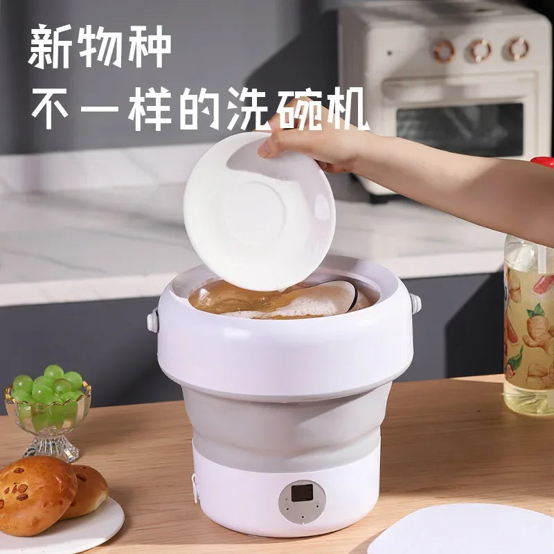 Folding Dishwasher Household Mini Turbo Dishwasher Fruit And Vegetable Washer MINI Dishwasher