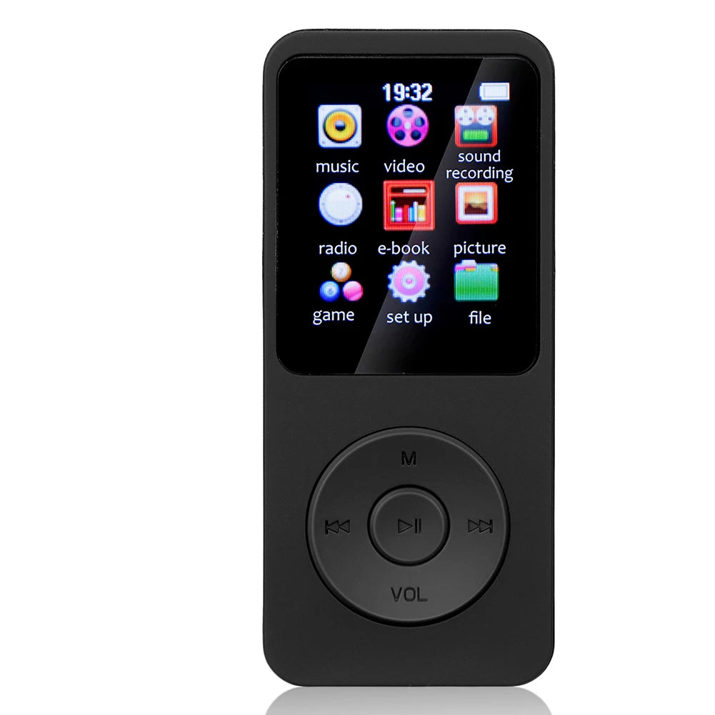 MP3 Player Type-C HiFi Lossless Music Player Bluetooth-Compatible5.0 Student Walkman Support FM Radio E-Book Recording for Kids