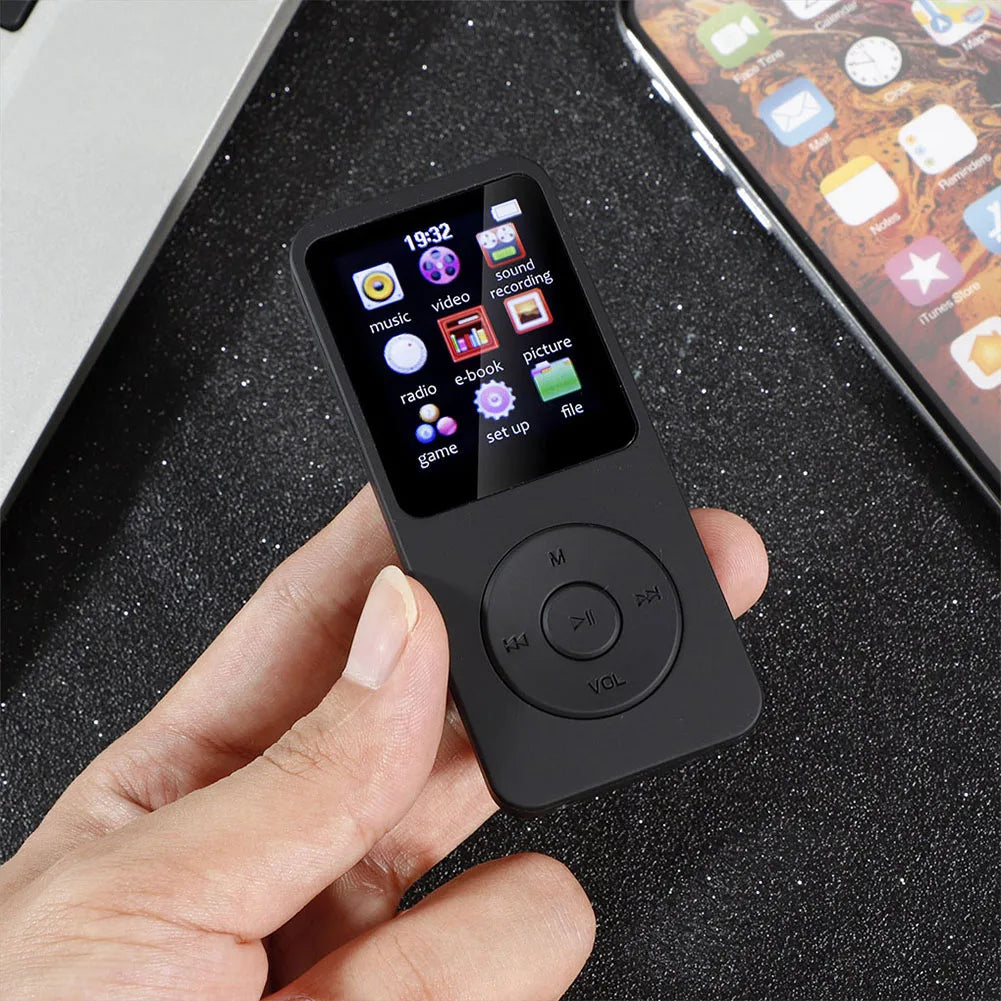 MP3 Player Type-C HiFi Lossless Music Player Bluetooth-Compatible5.0 Student Walkman Support FM Radio E-Book Recording for Kids
