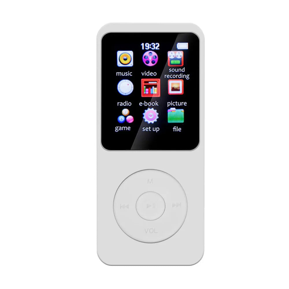 MP3 Player Type-C HiFi Lossless Music Player Bluetooth-Compatible5.0 Student Walkman Support FM Radio E-Book Recording for Kids