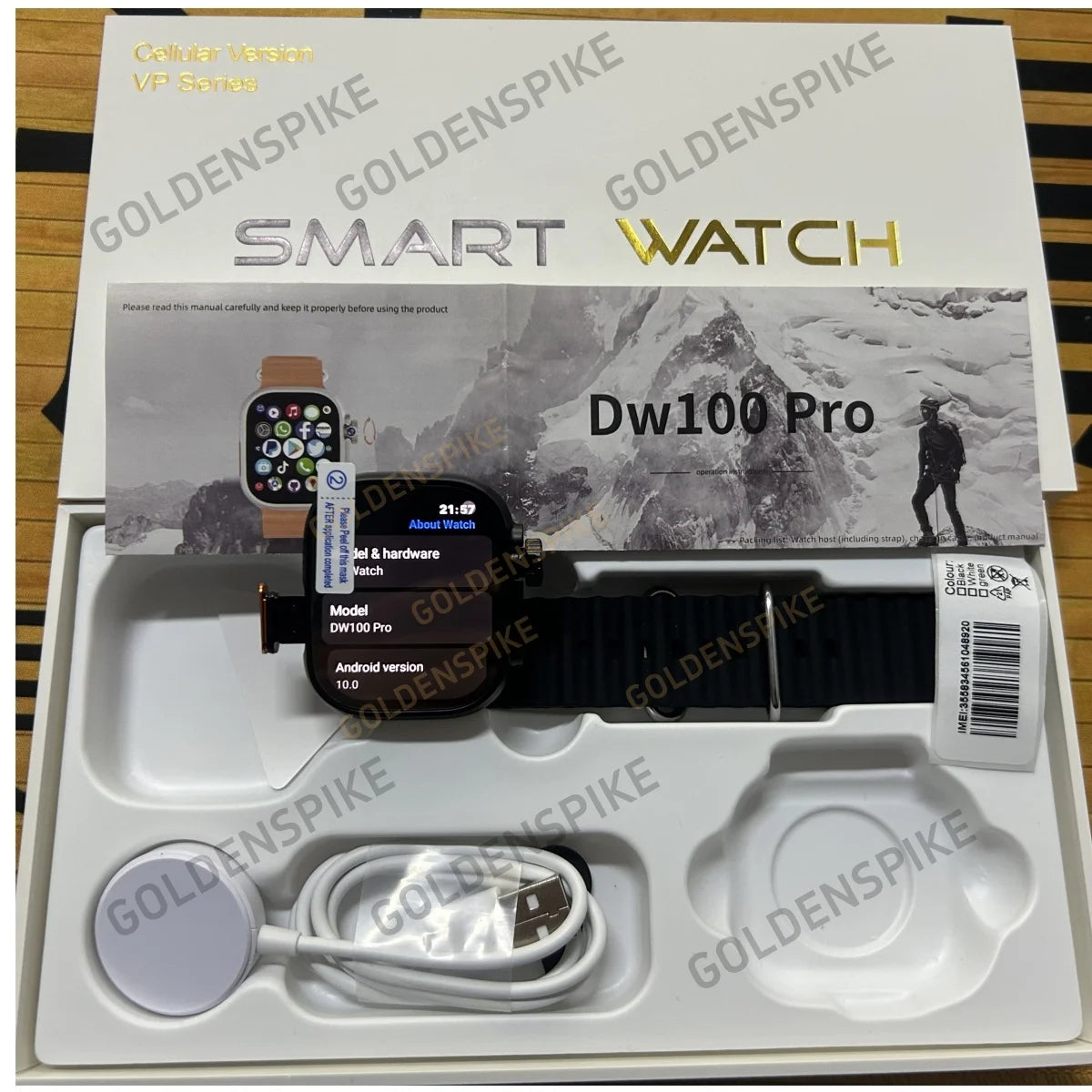 New Men Women's Smartwatch 2.29inch S10 Ultra Smart Watch With Rotary Camera GPS WIFI Google Play Store Touch ID 256GB Storage