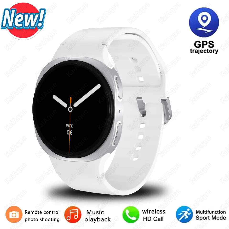 Series 8 Mini Smart Watch 40mm Ultrathin Watch GPS Compass IP68 Waterproof 360*360 Display Bluetooth Call SOS Sport Smart Watch