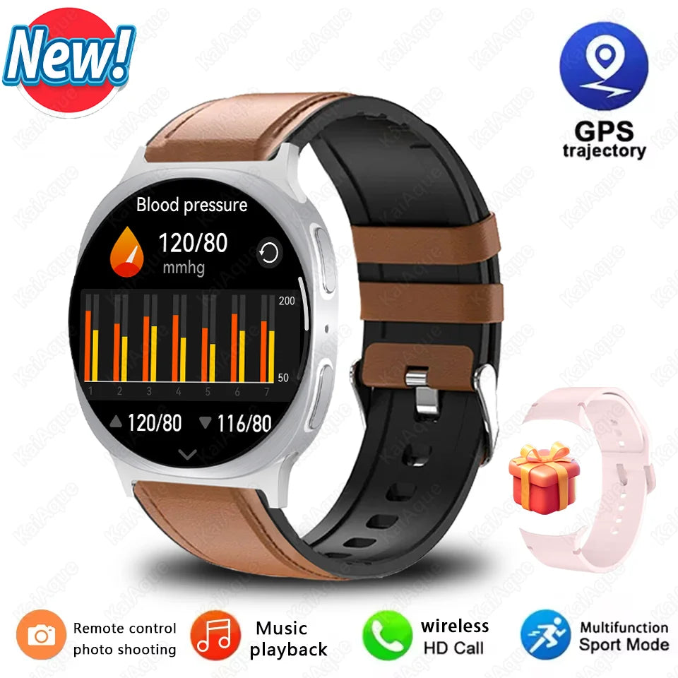 Series 8 Mini Smart Watch 40mm Ultrathin Watch GPS Compass IP68 Waterproof 360*360 Display Bluetooth Call SOS Sport Smart Watch