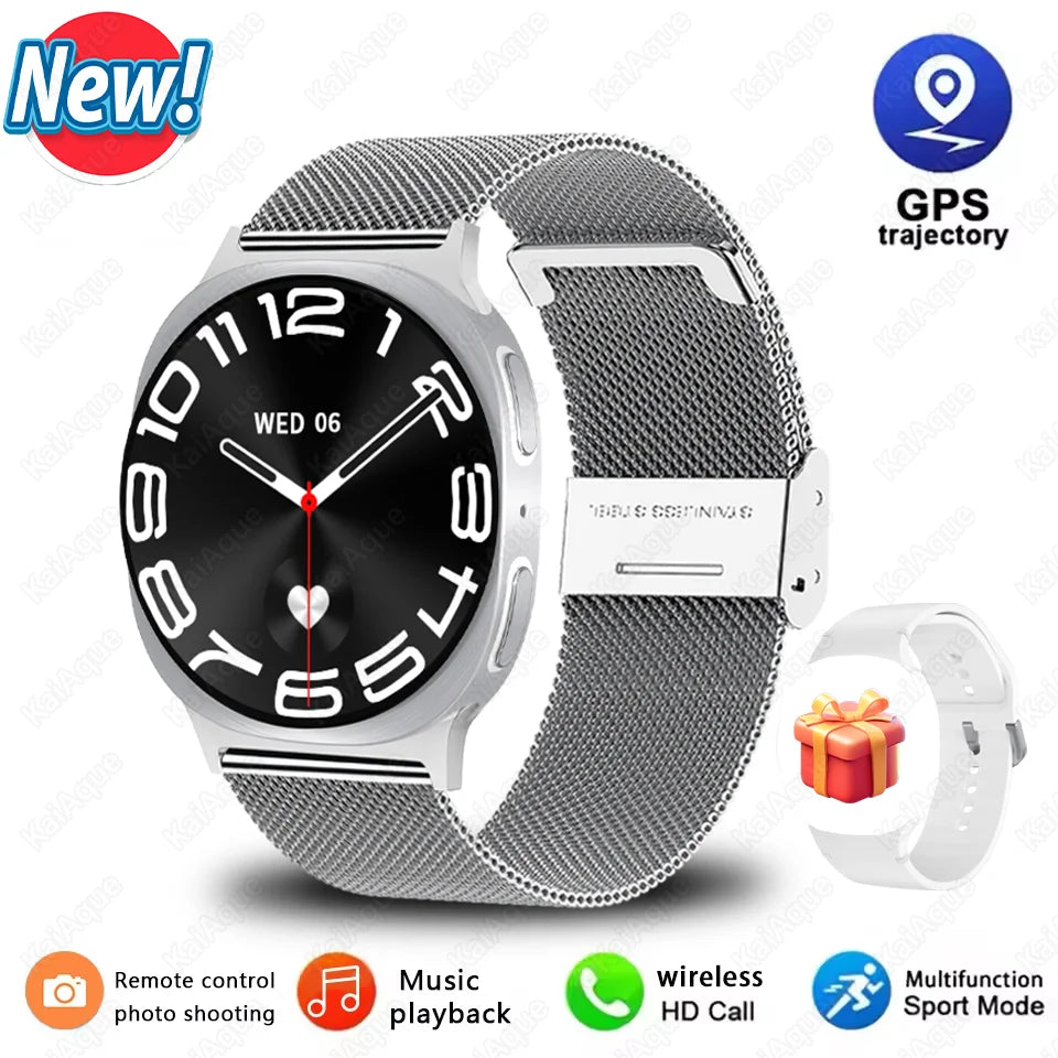 Series 8 Mini Smart Watch 40mm Ultrathin Watch GPS Compass IP68 Waterproof 360*360 Display Bluetooth Call SOS Sport Smart Watch
