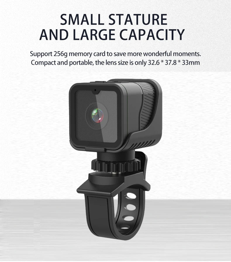 1080p High-Definition Sports Mini Camera With Hotspot WiFi Portable Waterproof Camera Motorcycle And Bicycle Driving Recorder