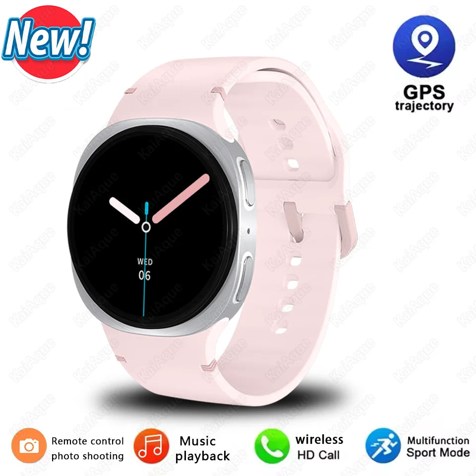 Series 8 Mini Smart Watch 40mm Ultrathin Watch GPS Compass IP68 Waterproof 360*360 Display Bluetooth Call SOS Sport Smart Watch