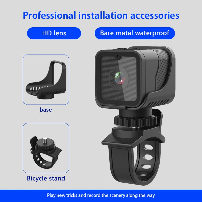 1080p High-Definition Sports Mini Camera With Hotspot WiFi Portable Waterproof Camera Motorcycle And Bicycle Driving Recorder