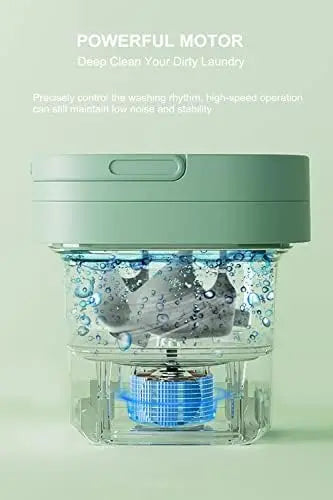 Small Portable Washing Machine, Mini Washer 6.5L High Capacity with 3 Modes Deep Cleaning for Underwear, Baby Clothes, or Small