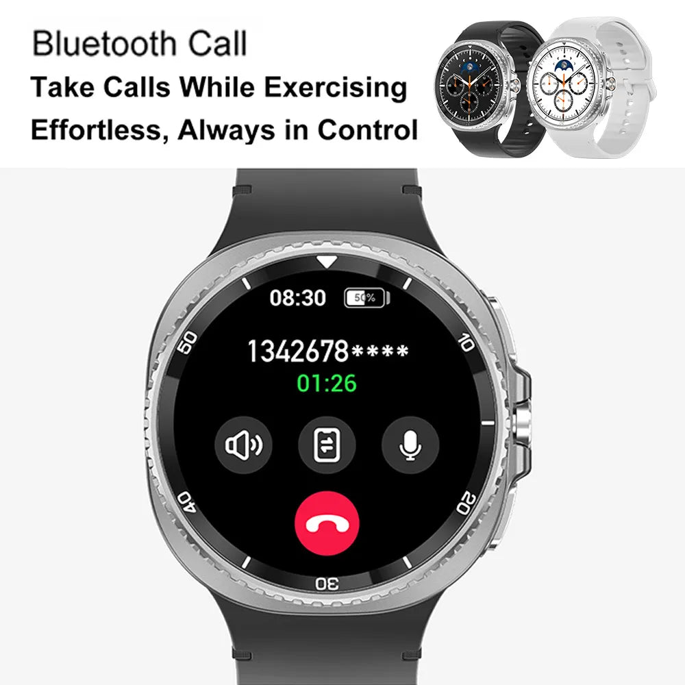 Watch 8 Ultra Classic GPS SmartWatch Compass NFC Men AMOLED Call Chat GPT Watches 3ATM Waterproof Sports Fitness Ms. Smartwatch
