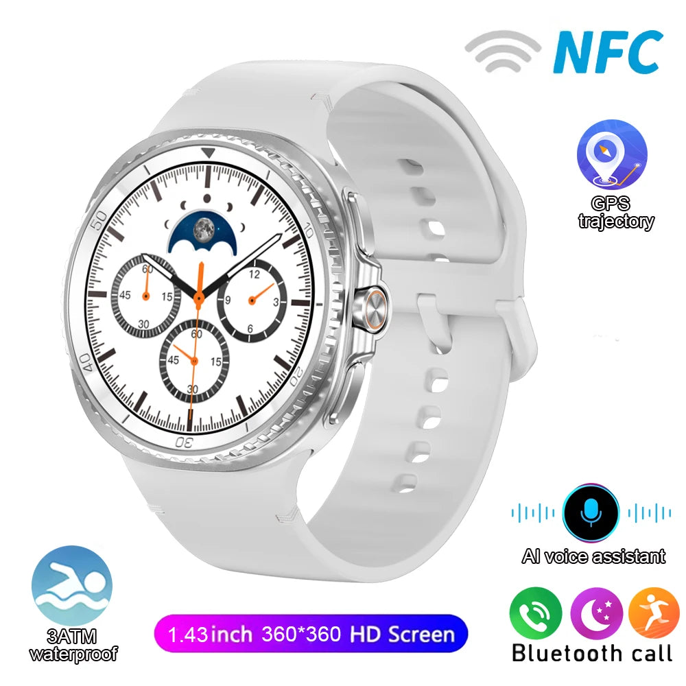 Watch 8 Ultra Classic GPS SmartWatch Compass NFC Men AMOLED Call Chat GPT Watches 3ATM Waterproof Sports Fitness Ms. Smartwatch