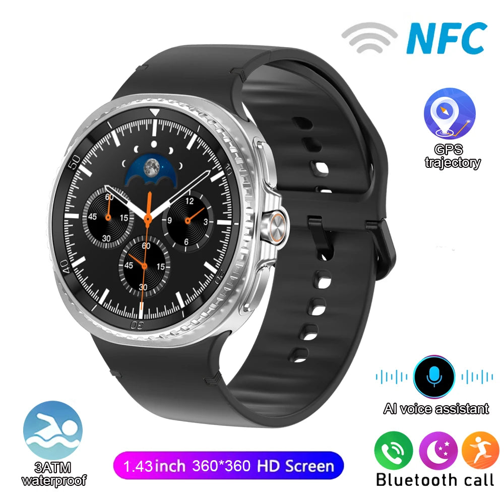 Watch 8 Ultra Classic GPS SmartWatch Compass NFC Men AMOLED Call Chat GPT Watches 3ATM Waterproof Sports Fitness Ms. Smartwatch