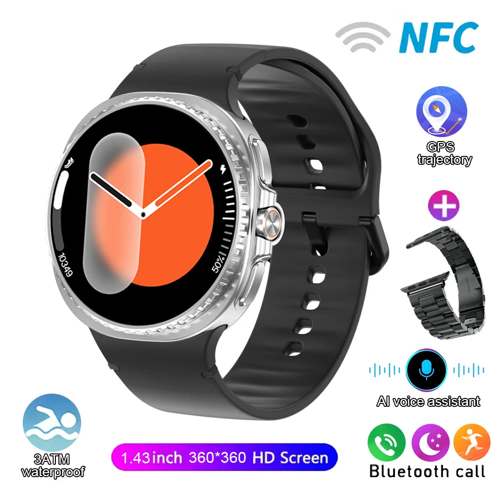 Watch 8 Ultra Classic GPS SmartWatch Compass NFC Men AMOLED Call Chat GPT Watches 3ATM Waterproof Sports Fitness Ms. Smartwatch